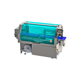 Automatic heat shrink packaging machine - Pratika 56 MPE X2 INOX - fully electrical